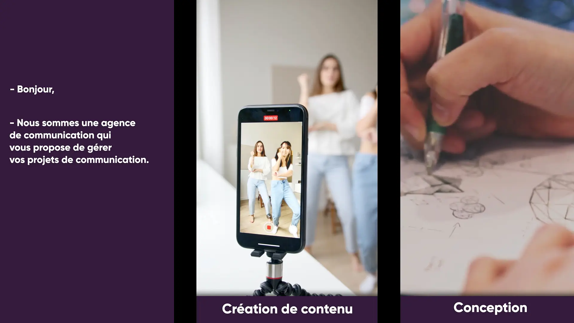 Projet Montage vidéo pyramide : MOTION pour PYRAMIDE Agency