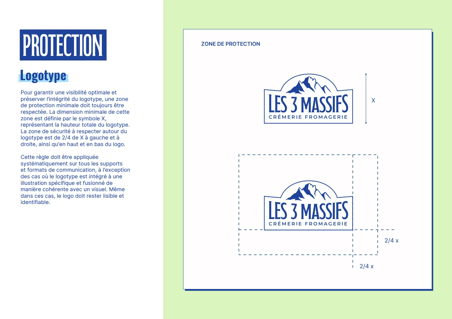 Fromagerie Les 3 Massifs logo charte supports 2 Fromagerie Les 3 Massifs logo charte supports 2