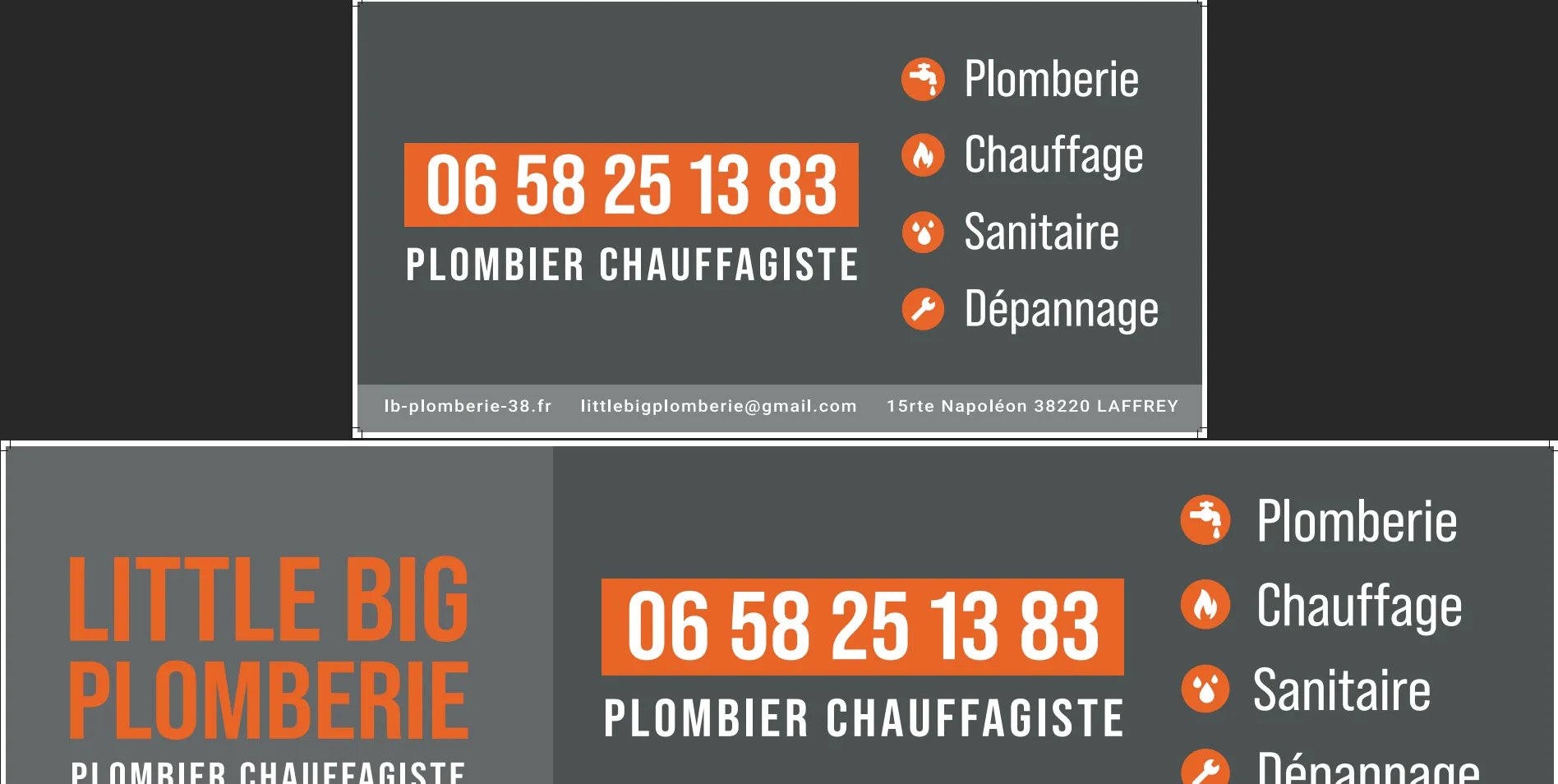 Little Big Plomberie - Signalétique Projet Little Big Plomberie - Signalétique pour Little Big Plomberie