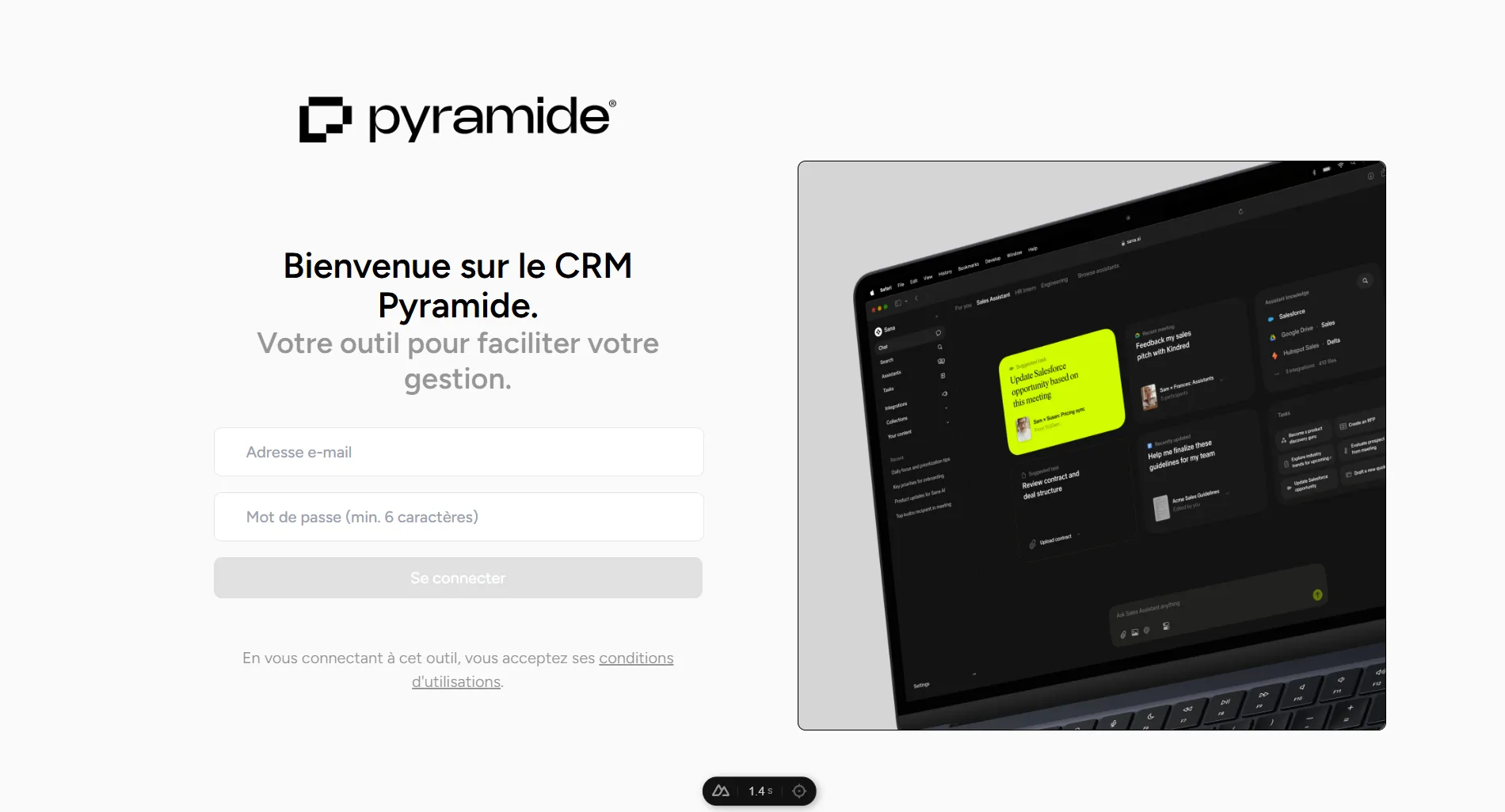 CRM PYRAMIDE - Login CRM PYRAMIDE - Login