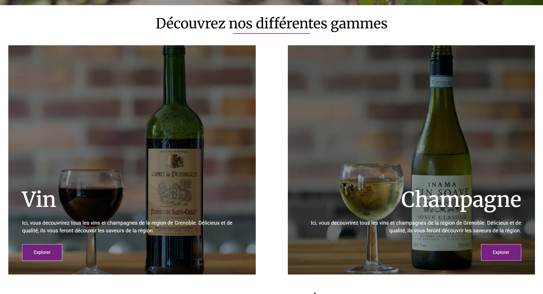 Vin & Champagne site 1
