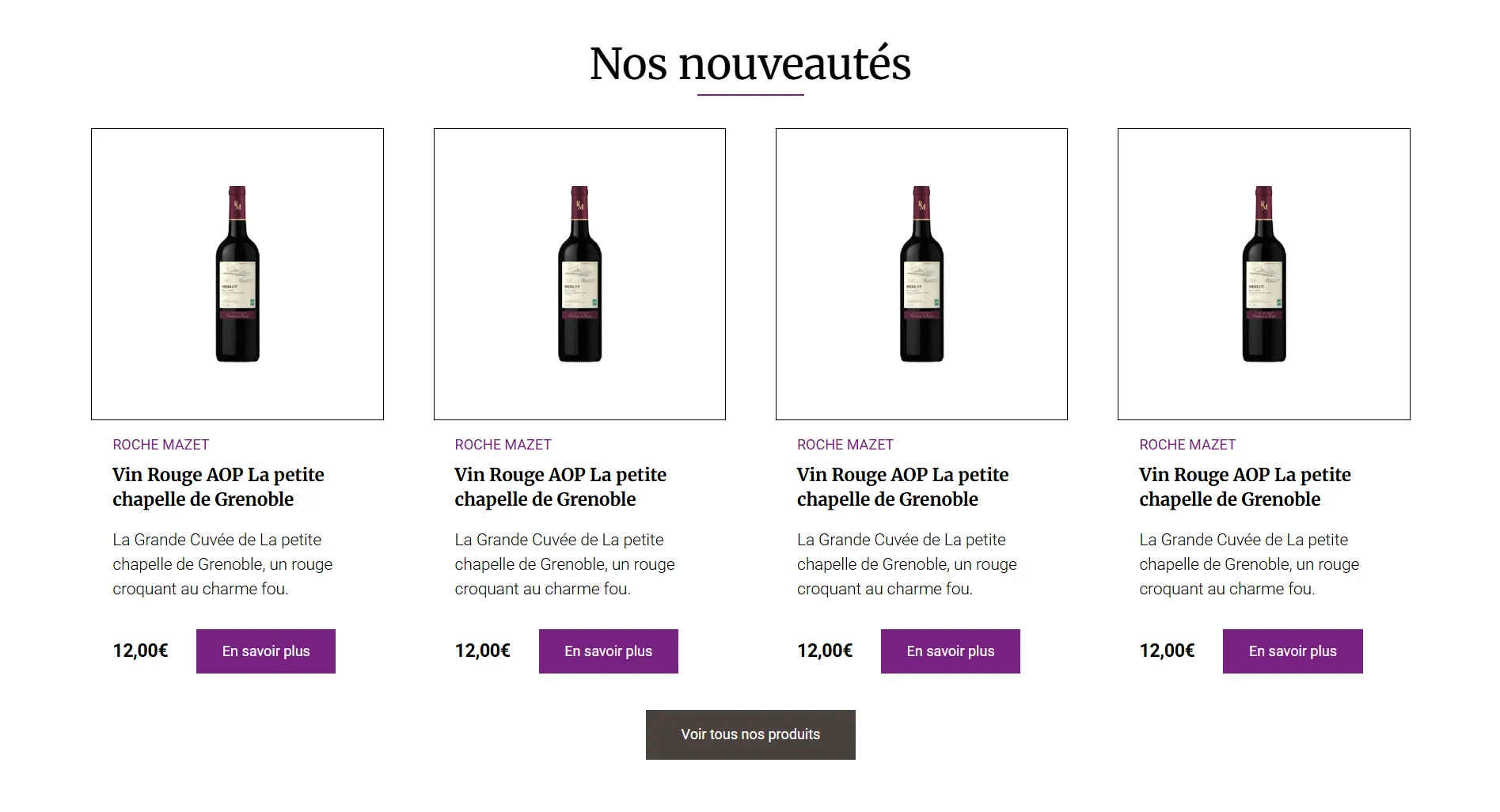 Vin & Champagne site 2